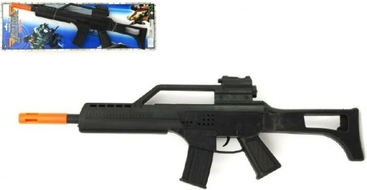 Iskrzący plastikowy pistolet maszynowy na napęd bezwładnościowy 53 cm