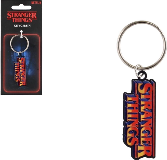 Metalowy brelok Stranger Things z logo WSQK