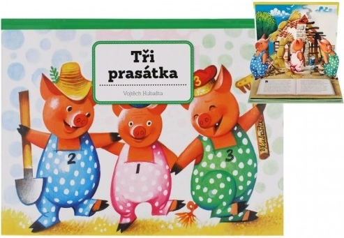 Trzy świnki – unikatowe przestrzenne leporello z polskim tekstem