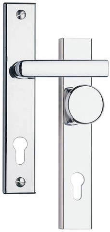 Okucie bezpieczeństwa 802, rozstaw 90 mm, satynowy chrom / satynowy TiN, stal nierdzewna