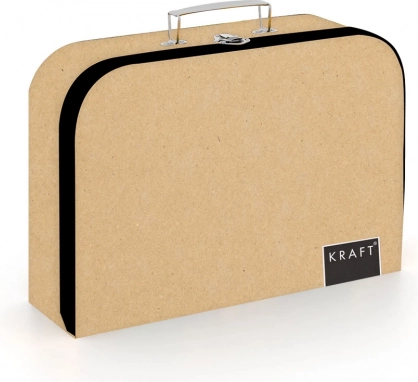 Laminowany kuferek KRAFT nature 34 cm