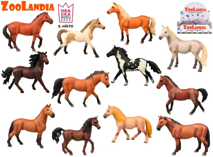 Zoolandia plastikowy koń 14 cm – 12 rodzajów
