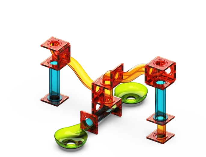 Przezroczyste kolorowe elementy dla obrazowej zabawy