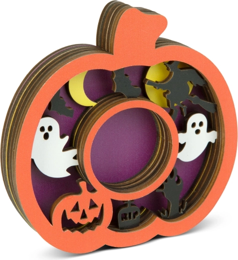 Halloweenowy wzór dyni