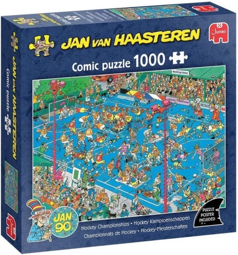 Jumbo puzzle Jana van Haasterena Mistrzostwa hokejowe 1000 elementów