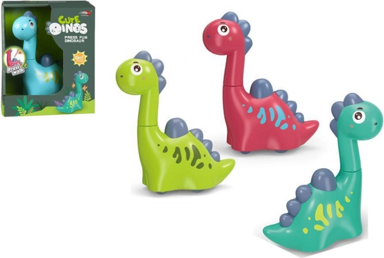 Zabawna zabawka dla najmłodszych – dinozaur Press & Go