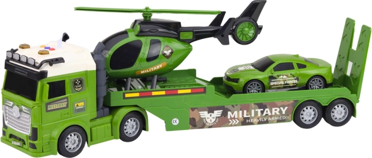 Akcyjne światła i dźwięki w ciągniku