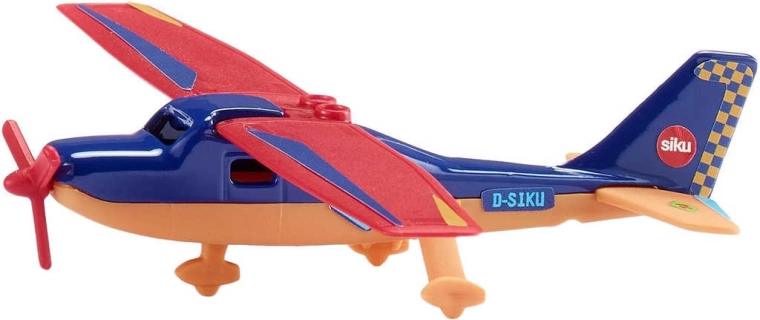 Samolot sportowy SIKU z naklejkami