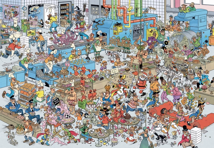 Puzzle JUMBO Jan van Haasteren – Piekarnia, 2000 elementów