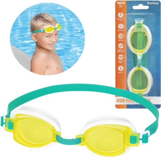 Bestway gogle pływackie dla dzieci 7+ Aqua Burst Essential – Zielony