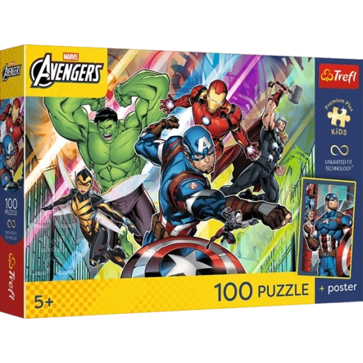 100 elementów i dynamiczny motyw Marvel Avengers