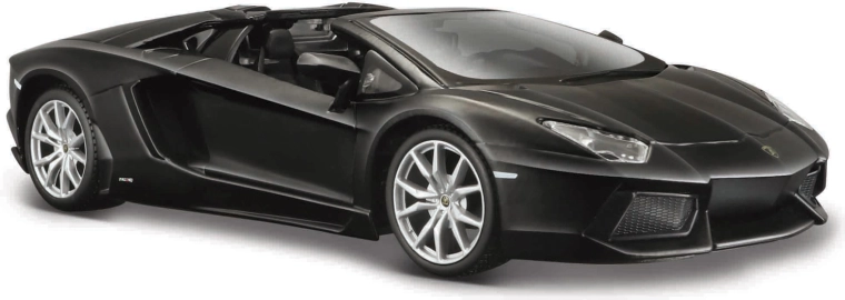 Maisto Lamborghini Aventador LP 700-4 Roadster Special Edition – model samochodu 1:24, matowa czerń