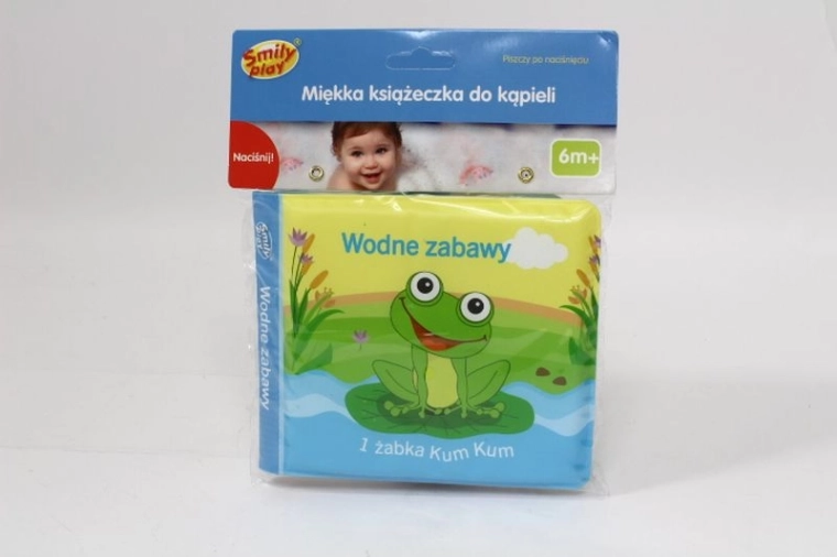 SmilyPlay miękka piszcząca książeczka do kąpieli ze zwierzątkami