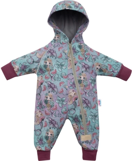 Softshellowy dziecięcy kombinezon NEW BABY Syrenki 98