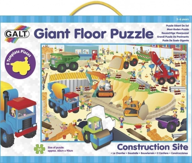 Galt ogromne puzzle podłogowe Plac budowy 30 elementów