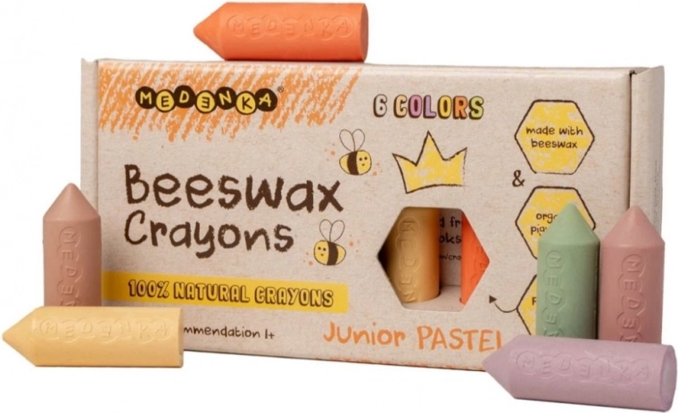Naturalne kredki woskowe Junior Pastelka 6 szt.