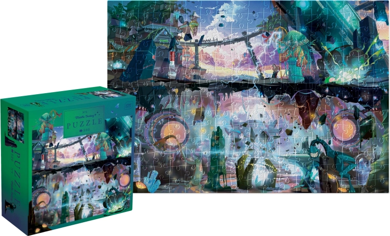 Puzzle Metallic Fantasy: tajemnicze miasto 500 elementów