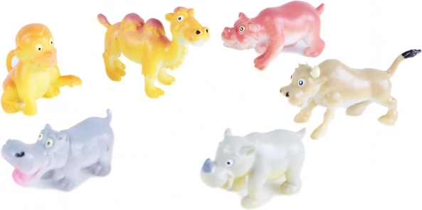 Zestaw wesołych dzikich zwierząt 6 szt.