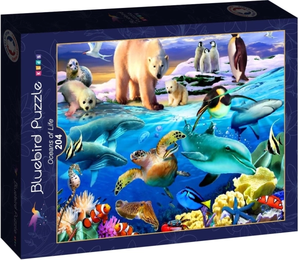 Puzzle Bluebird „Oceány życia” 204 elementy