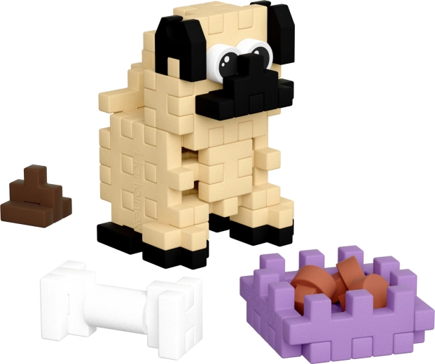 Uroczy mops z 42 elementów