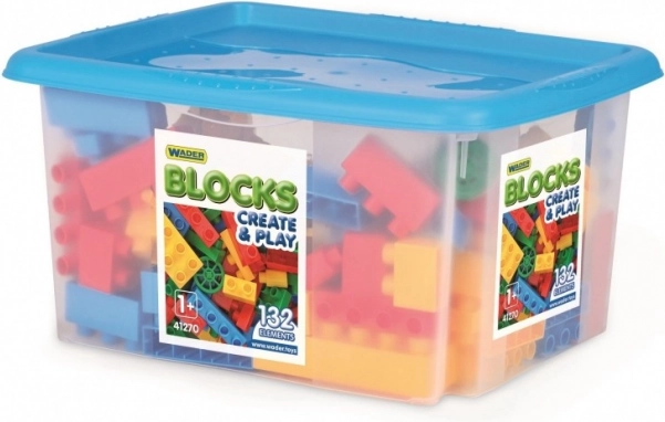 Wader klocki w pudełku – 132 sztuki