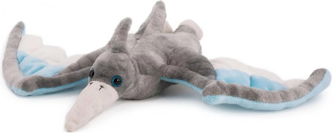 pluszowy pterozaur 40 × 28 cm szary