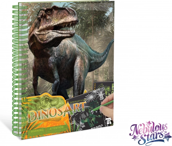 Dziennik do zdrapywania DinosArt