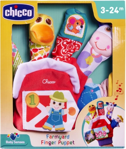 Chicco pacynka na rękę Farma z dźwiękami 3m+