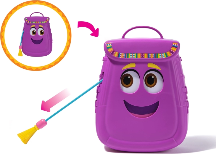 Uroczy plecak z miejscem na akcesoria