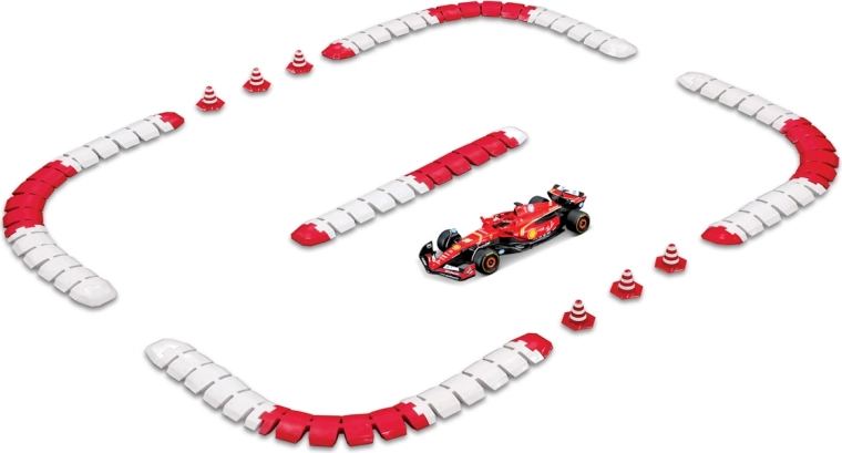 Maisto RC Ferrari SF-24 Charles Leclerc z torem wyścigowym 1:41