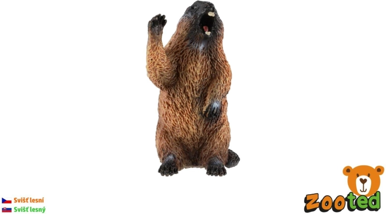 Figurka świstaka leśnego, 6 cm