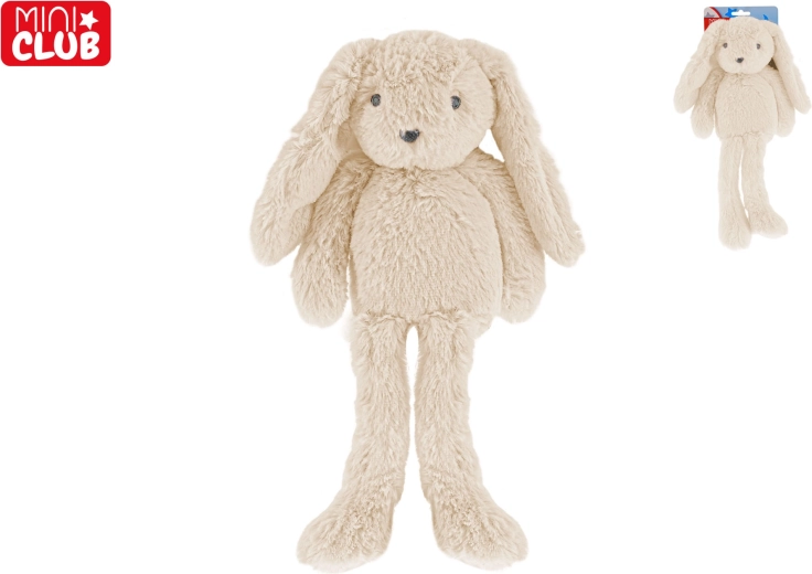 Mini Club beżowy pluszowy króliczek z długimi nogami 30 cm