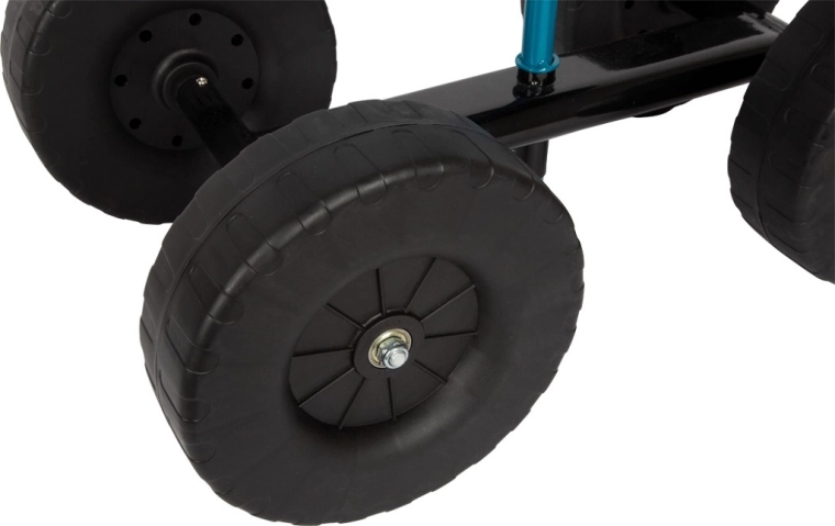 Duże koła i stabilne siodełko