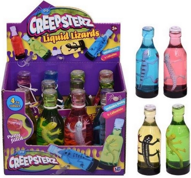 Jaszczurka w płynnym śluzie