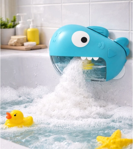 Obfita piana po naciśnięciu przycisku