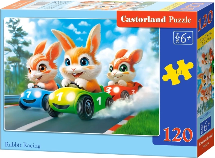 Puzzle Castorland Wyścigi królików 120 elementów