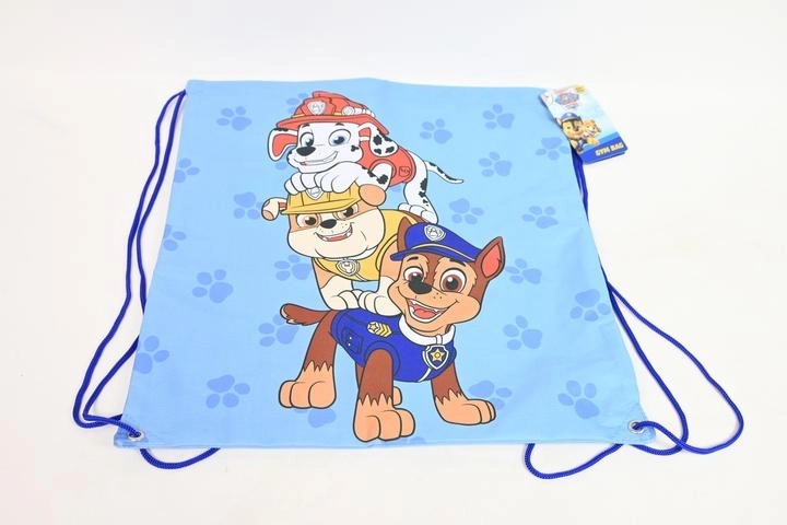 Worek szkolny na kapcie i strój gimnastyczny Psi Patrol 40 × 37,5 cm