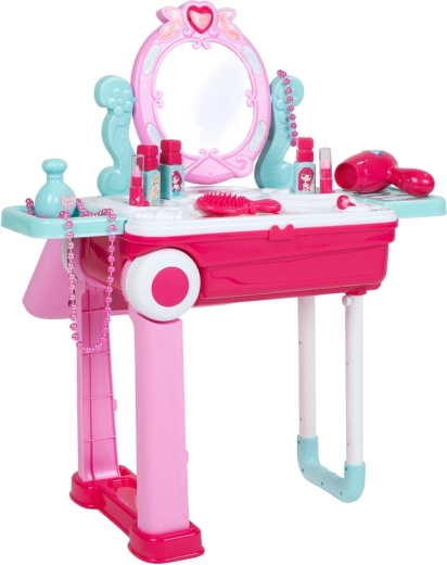 Magiczna toaletka z walizki 2w1