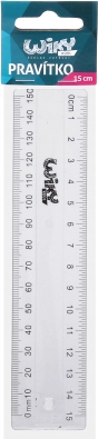 Przezroczysta linijka 15 cm