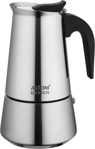 Altom Design nierdzewna kawiarka moka 300 ml na 6 filiżanek
