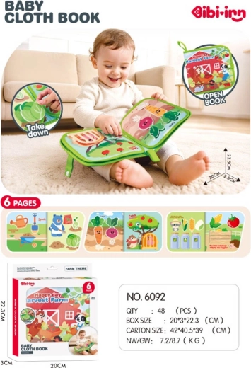 Książeczka sensoryczna dla najmłodszych Farma