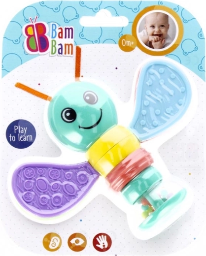 Grzechotka pszczółka dla niemowląt 0m+