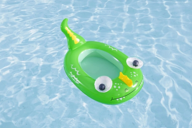 Wesoły zielony smok do radosnej jazdy