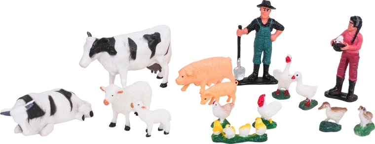 Wiele zwierzątek i dodatków