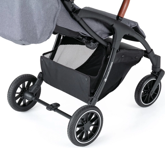 Duże amortyzowane koła dla płynnej jazdy w mieście i w terenie