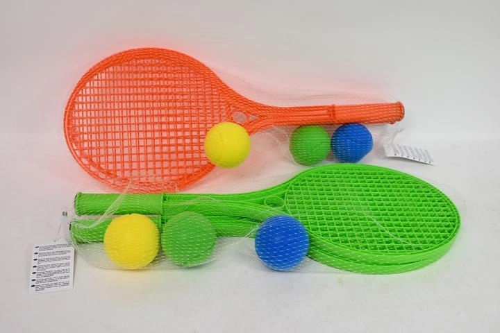 Plastikowe pałki do gier na świeżym powietrzu 55 cm + 3 piankowe piłeczki