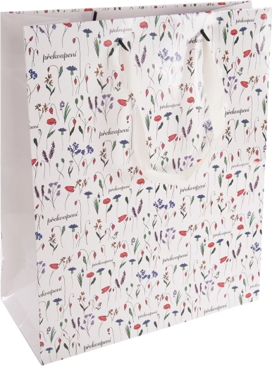 Papierowa torba prezentowa Niespodzianka 26 × 12 × 32 cm