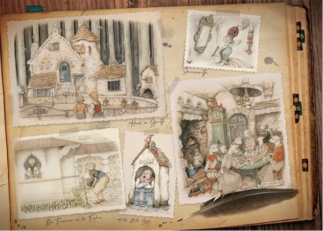 Puzzle księga baśni EFTELING 1000 elementów