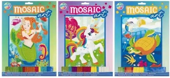 CCG mozaika z brokatem A4 syrenka
