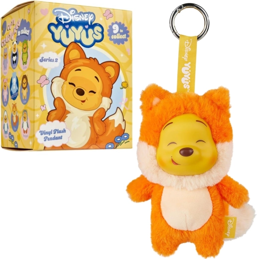 Disney YuYus niespodzianka pluszowy brelok Kubuś Puchatek seria 2, 15 cm - 1 sztuka